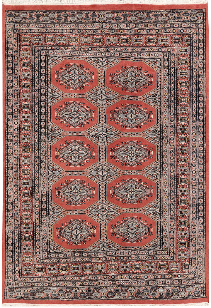Indian Red Jaldar 4'  x" 5'  10" - No. QA65704