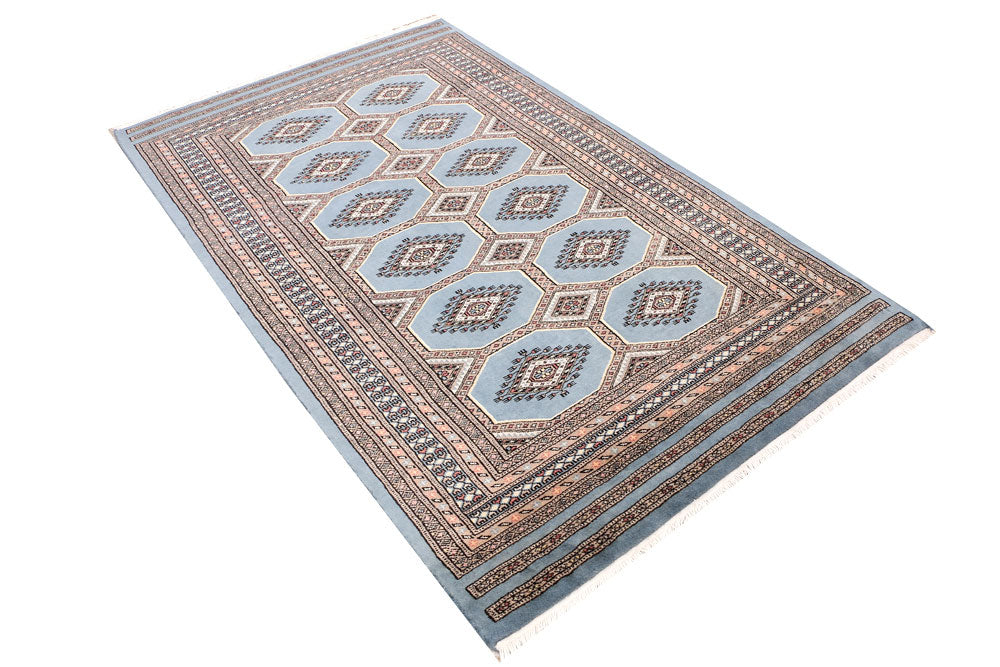 Light Slate Grey Jaldar 4' 1 x 6' 8 - No. 47051 - ALRUG Rug Store