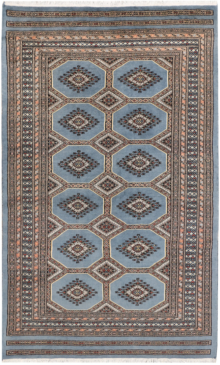 Light Slate Grey Jaldar 4' 1 x 6' 8 - No. 47051 - ALRUG Rug Store