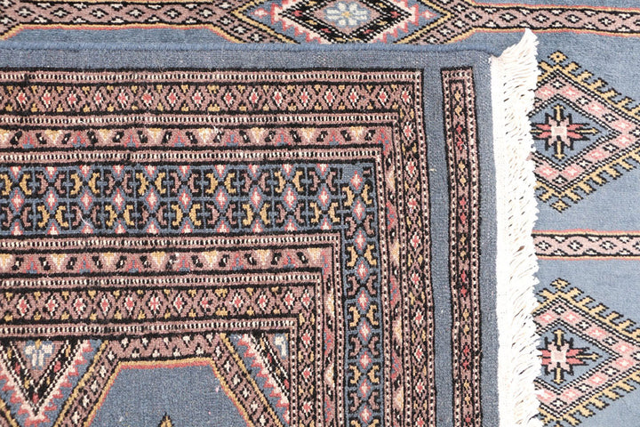 Steel Blue Jaldar 4'  1" x 6'  2" - No. QA38566