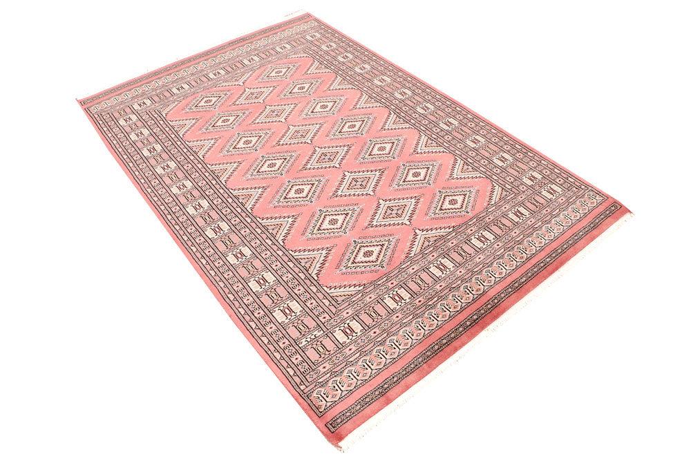 Indian Red Jaldar 4' 2 x 6' 3 - No. 47065 - ALRUG Rug Store