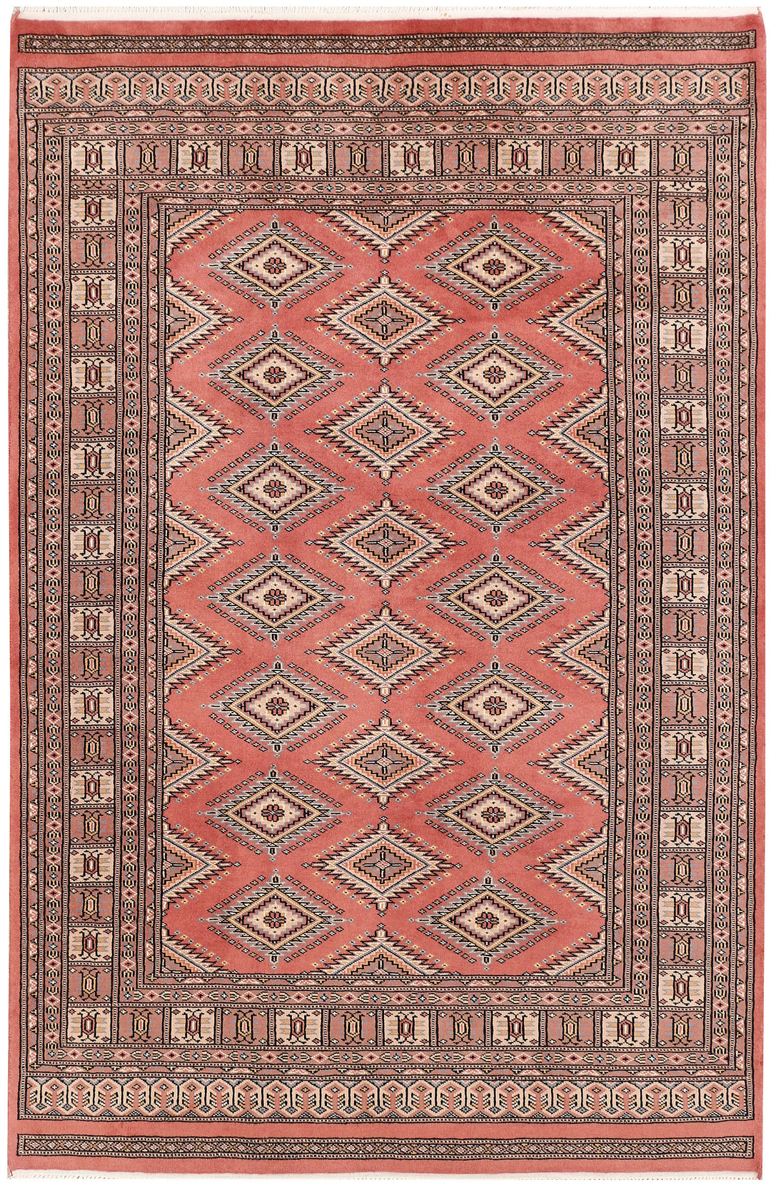 Indian Red Jaldar 4' 2 x 6' 3 - No. 47065 - ALRUG Rug Store