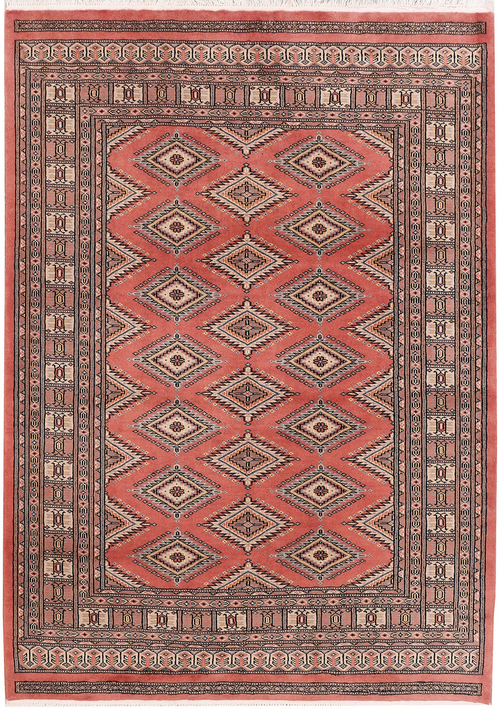 Salmon Jaldar 4' 4 x 5' 11 - No. 47070 - ALRUG Rug Store