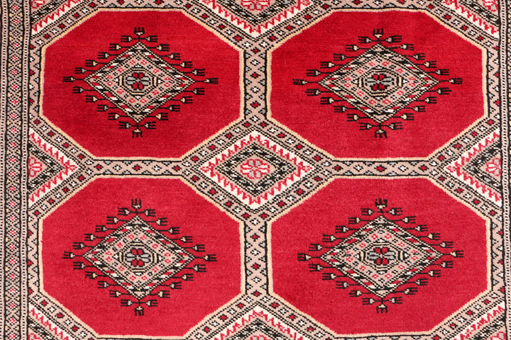 Dark Red Jaldar 4' 1 x 7' 5 - No. 47072 - ALRUG Rug Store