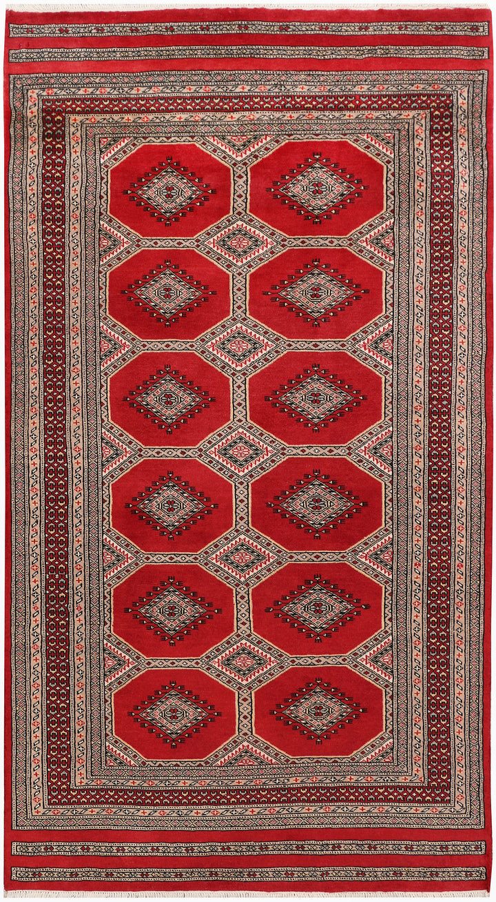 Dark Red Jaldar 4' 1 x 7' 5 - No. 47072 - ALRUG Rug Store