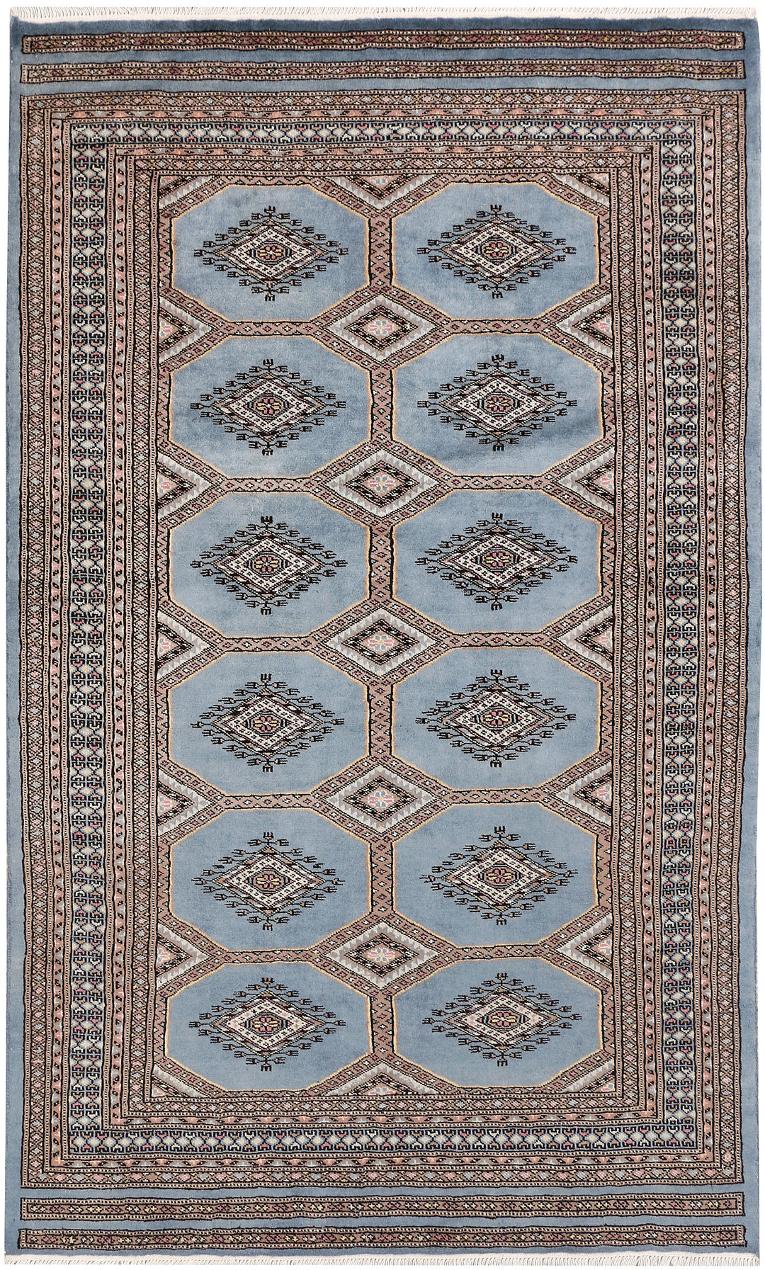 Light Slate Grey Jaldar 4' 1 x 6' 5 - No. 47081 - ALRUG Rug Store