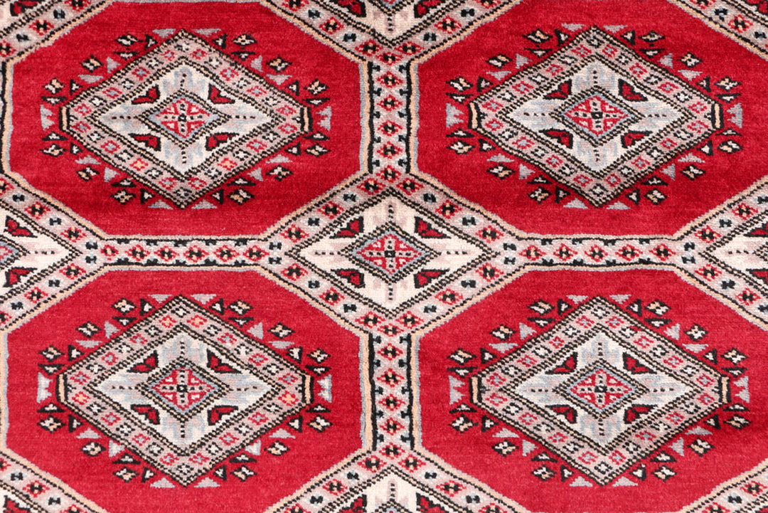 Dark Red Jaldar 4'  1" x 5'  9" - No. QA65435