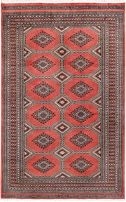 Indian Red Jaldar 4'  x" 6'  4" - No. QA91555