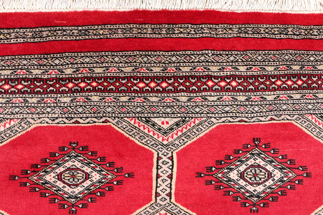 Dark Red Jaldar 4'  2" x 6'  6" - No. QA11411