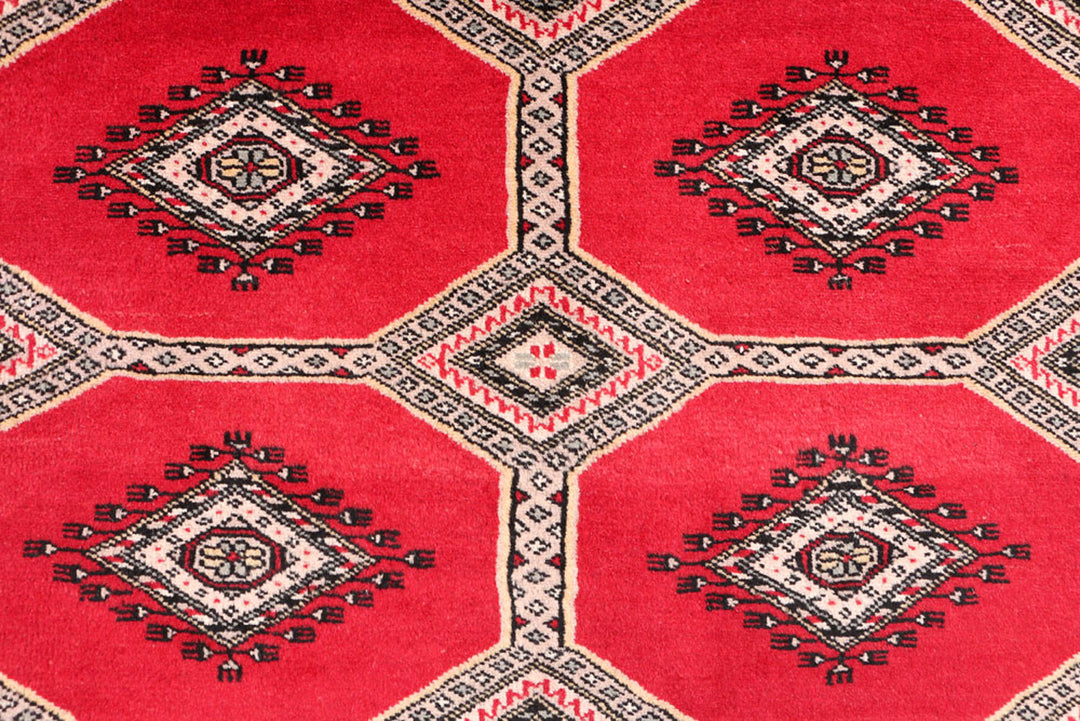 Dark Red Jaldar 4'  2" x 6'  6" - No. QA11411