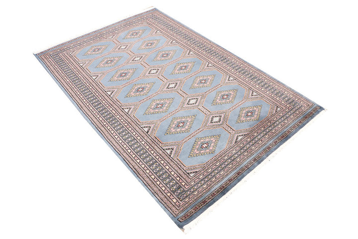 Light Slate Grey Jaldar 4'  2" x 6'  2" - No. QA75452