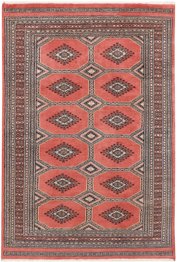 Indian Red Jaldar 4'  1" x 6' " - No. QA53703