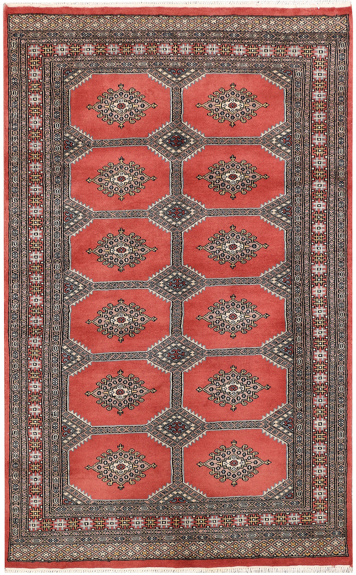 Indian Red Jaldar 4'  x" 6'  6" - No. QA32740