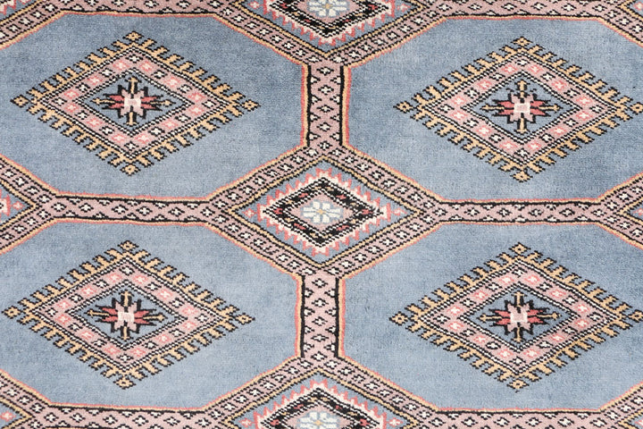 Steel Blue Jaldar 4' 1 x 6' - No. 47104 - ALRUG Rug Store