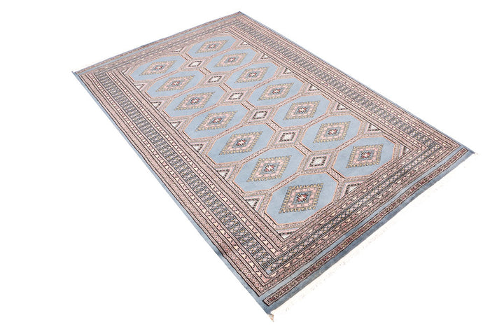 Steel Blue Jaldar 4' 1 x 6' - No. 47104 - ALRUG Rug Store