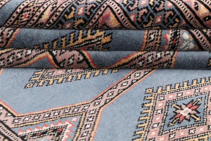 Steel Blue Jaldar 4' 1 x 6' - No. 47104 - ALRUG Rug Store