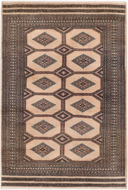 Tan Jaldar 4' 2 x 6' 1 - No. 47105 - ALRUG Rug Store