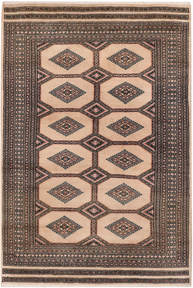 Tan Jaldar 4' 2 x 6' 1 - No. 47105 - ALRUG Rug Store