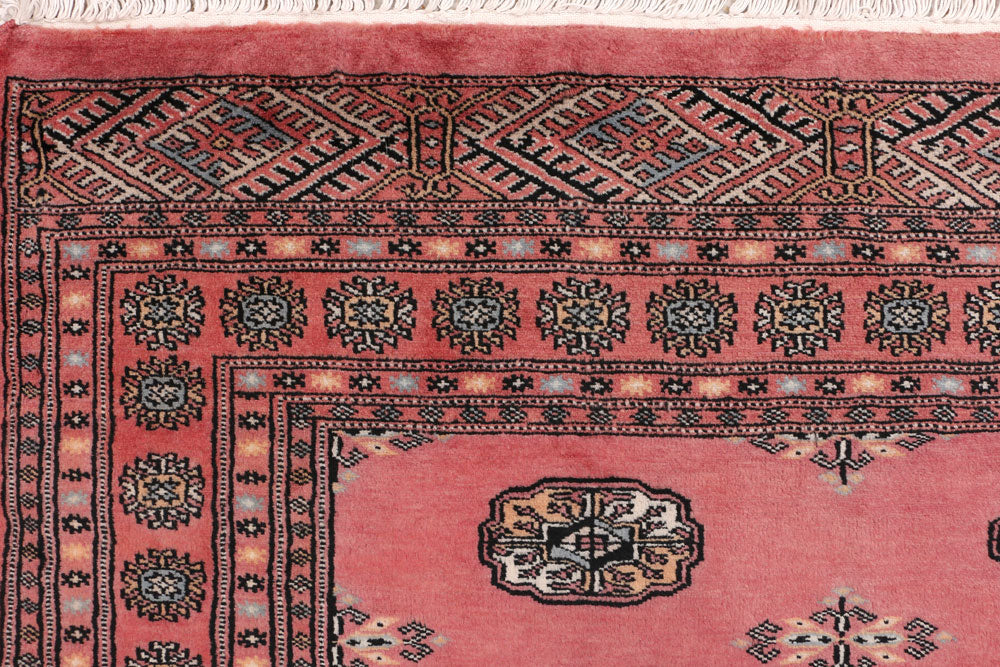 Indian Red Bokhara 4' 2 x 5' 11 - No. 47111 - ALRUG Rug Store