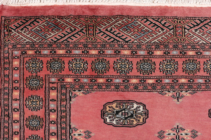 Indian Red Bokhara 4' 2 x 5' 11 - No. 47111 - ALRUG Rug Store