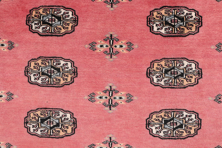 Indian Red Bokhara 4' 2 x 5' 11 - No. 47111 - ALRUG Rug Store