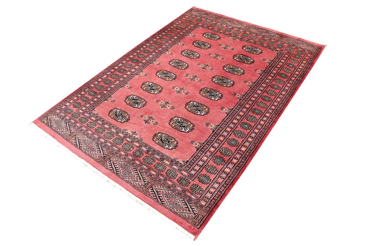 Indian Red Bokhara 4' 2 x 5' 11 - No. 47111 - ALRUG Rug Store