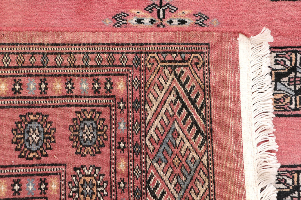 Indian Red Bokhara 4' 2 x 5' 11 - No. 47111 - ALRUG Rug Store
