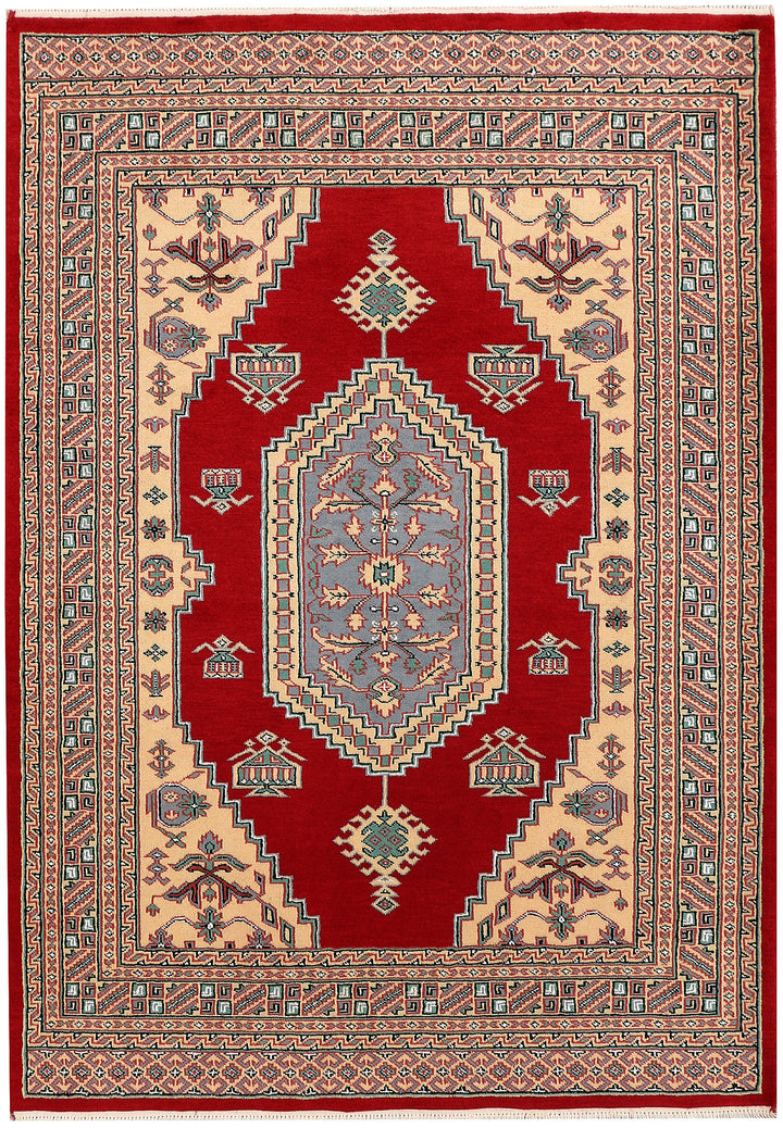 Dark Red Caucasian 4' 4 x 6' 1 - No. 47114