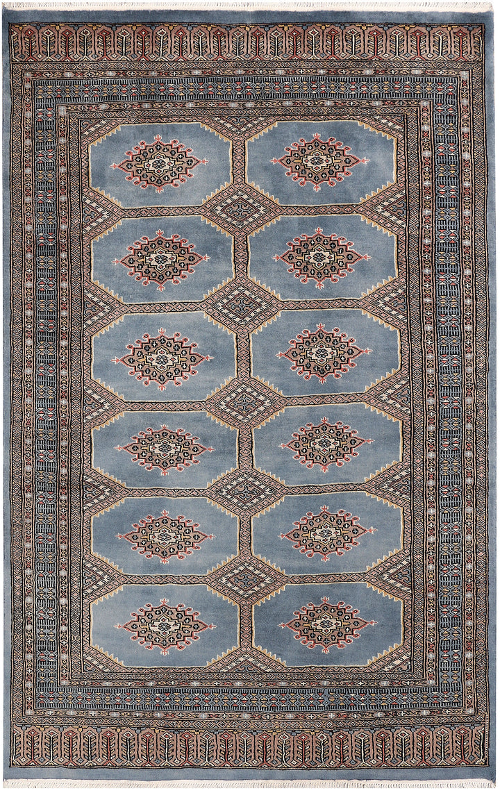 Light Slate Grey Jaldar 4'  x" 6'  4" - No. QA37998