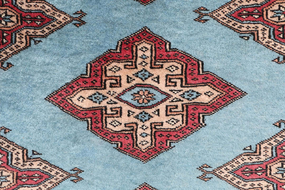 Sky Blue Jaldar 3'  2" x 6'  4" - No. QA76130