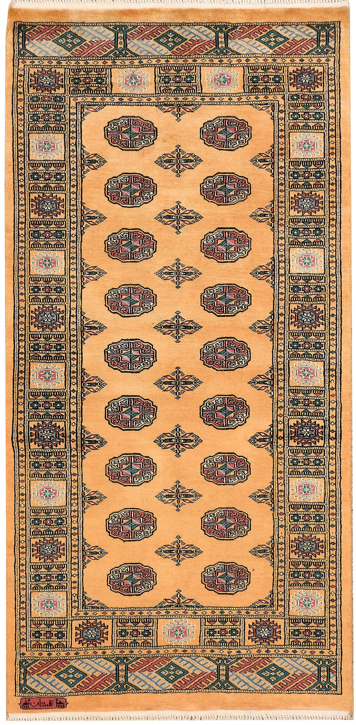 Orange Bokhara 3'  x" 6'  1" - No. QA60064