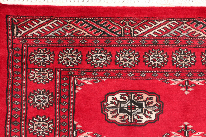 Dark Red Bokhara 3' 2 x 5' 10 - No. 47129 - ALRUG Rug Store
