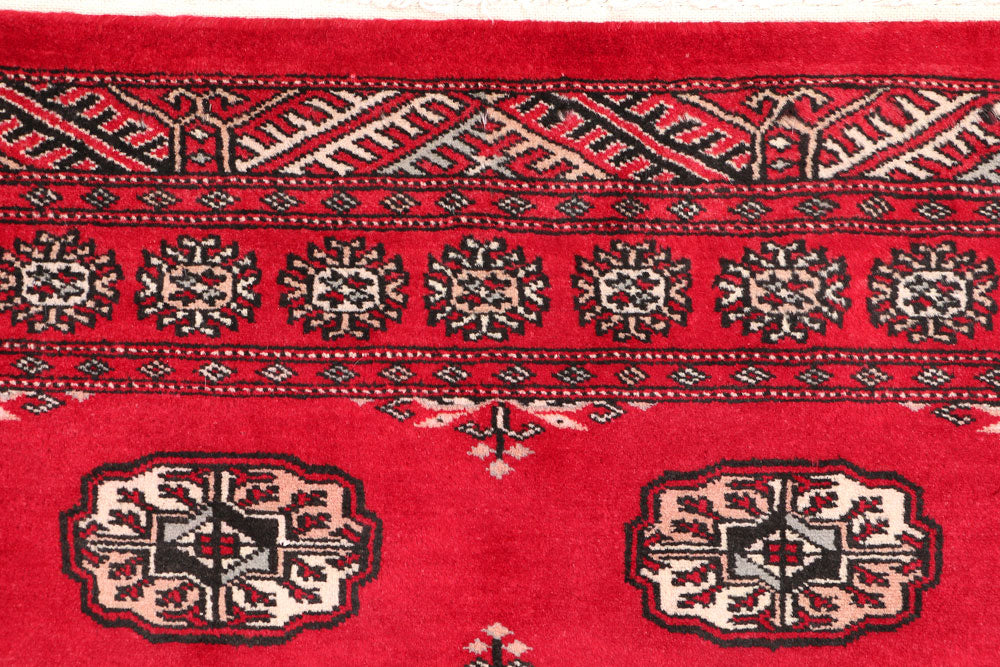 Dark Red Bokhara 3' 2 x 5' 10 - No. 47129 - ALRUG Rug Store