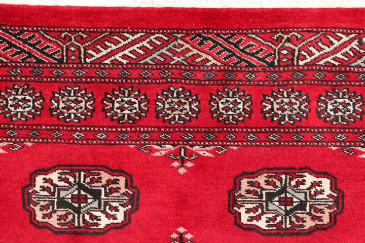 Dark Red Bokhara 3' 2 x 5' 10 - No. 47129 - ALRUG Rug Store