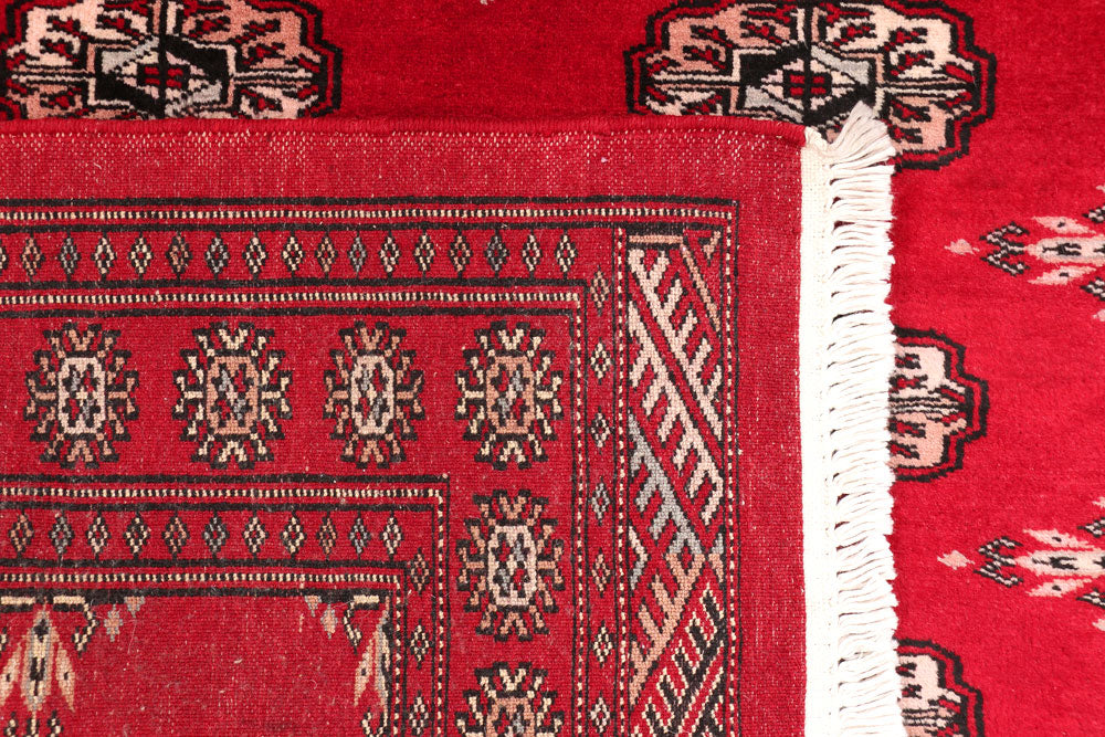 Dark Red Bokhara 3' 2 x 5' 10 - No. 47129 - ALRUG Rug Store