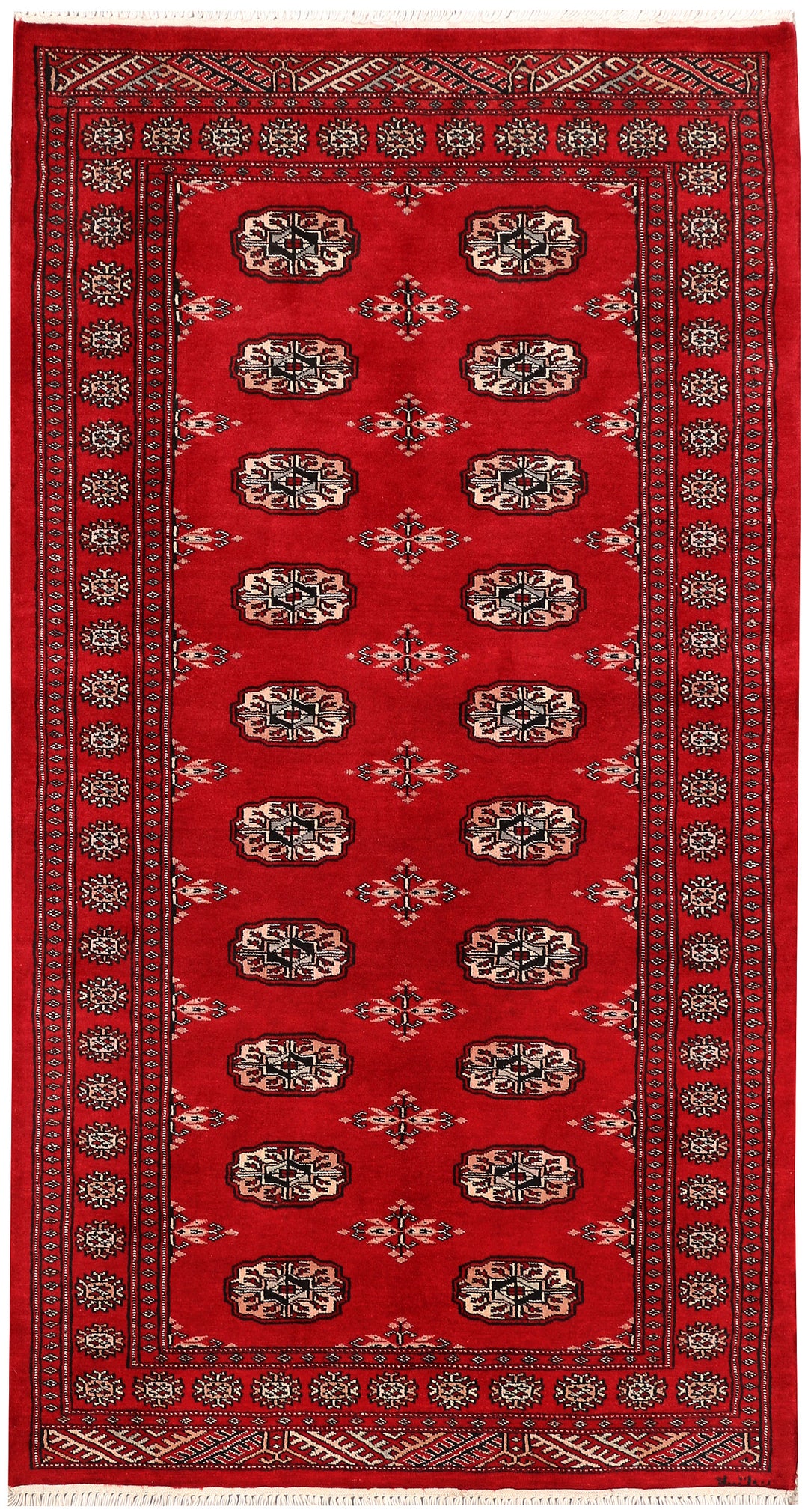 Dark Red Bokhara 3' 2 x 5' 10 - No. 47129 - ALRUG Rug Store