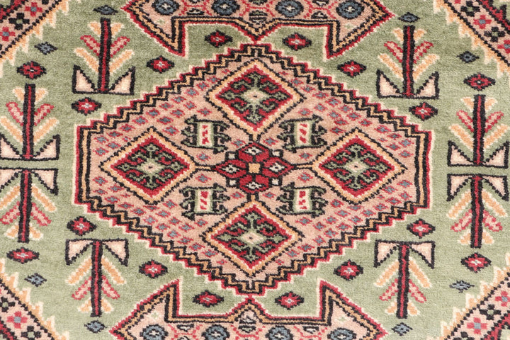 Dark Sea Green Caucasian 3' 2 x 6' 4 - No. 47131