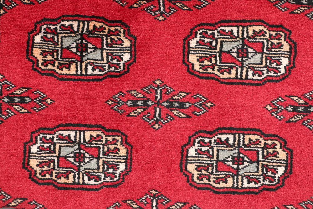 Dark Red Bokhara 3' 3 x 6' 3 - No. 47133 - ALRUG Rug Store