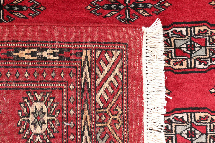 Dark Red Bokhara 3' 3 x 6' 3 - No. 47133 - ALRUG Rug Store