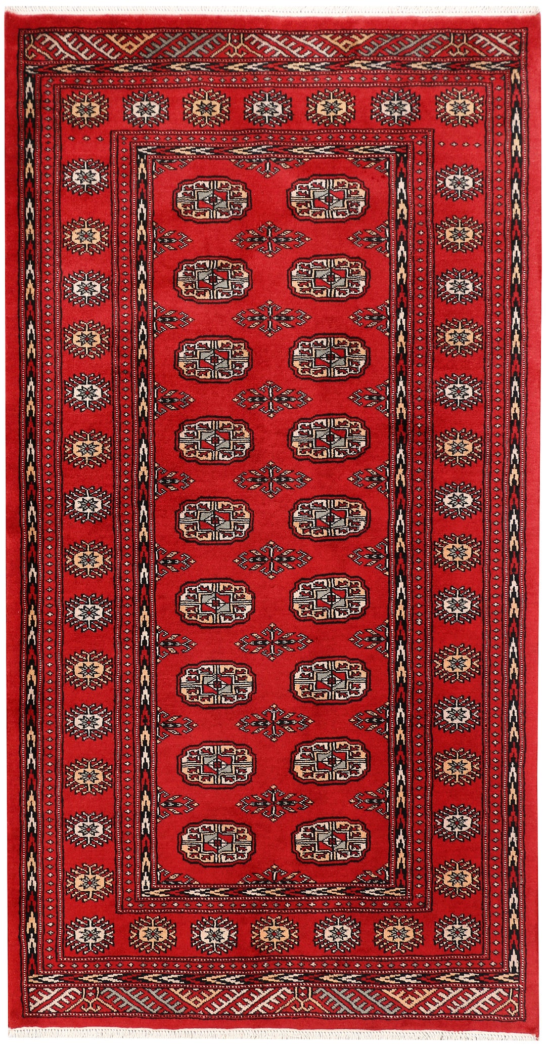 Dark Red Bokhara 3' 3 x 6' 3 - No. 47133 - ALRUG Rug Store