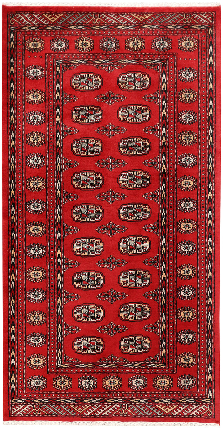 Dark Red Bokhara 3' 3 x 6' 3 - No. 47133 - ALRUG Rug Store