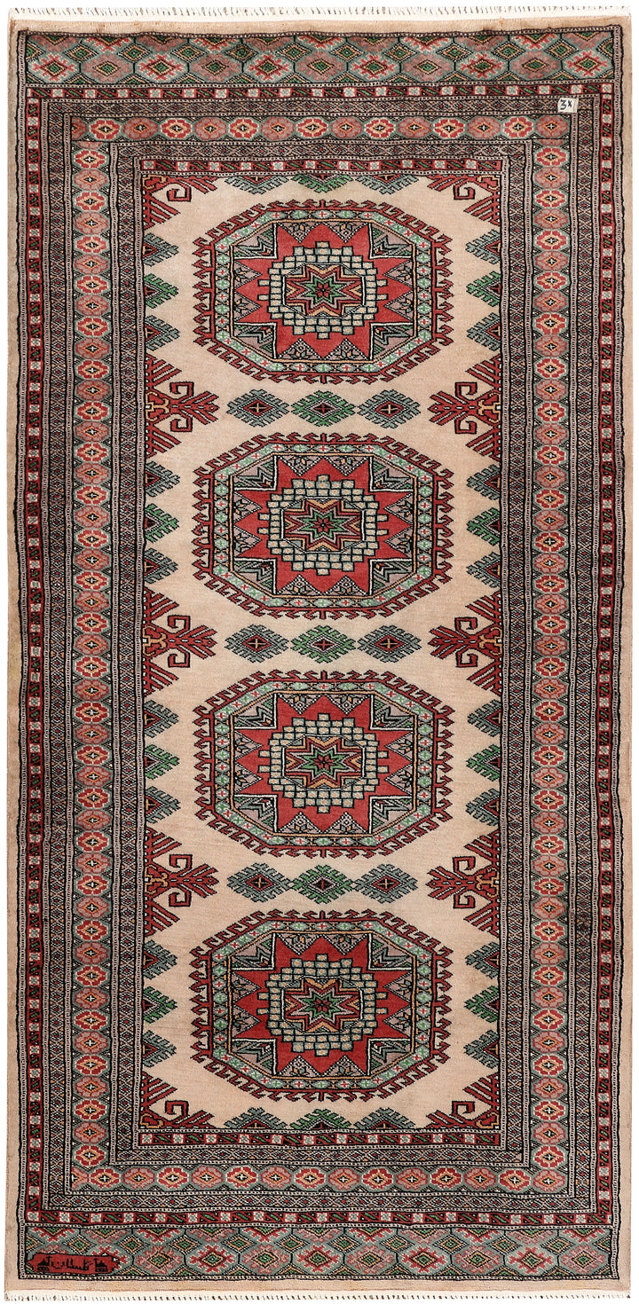 Tan Caucasian 3'  3" x 6'  9" - No. QA18883