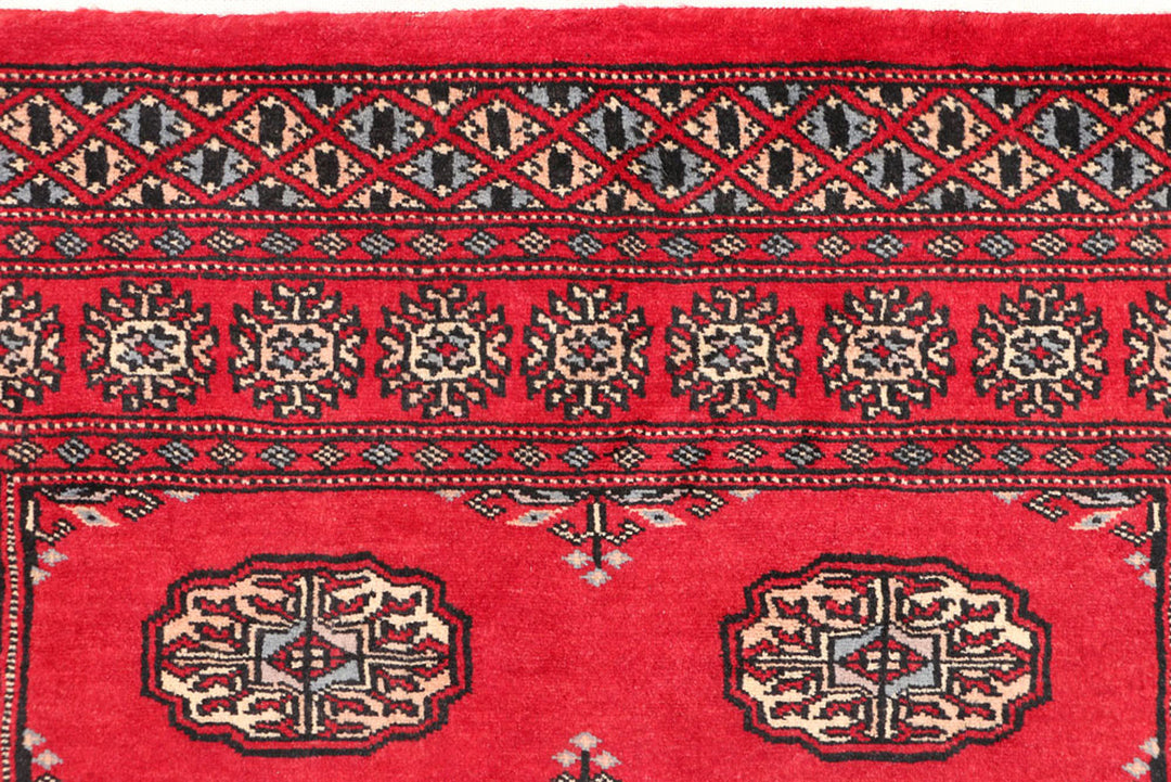 Dark Red Bokhara 3' 1 x 5' 10 - No. 47141