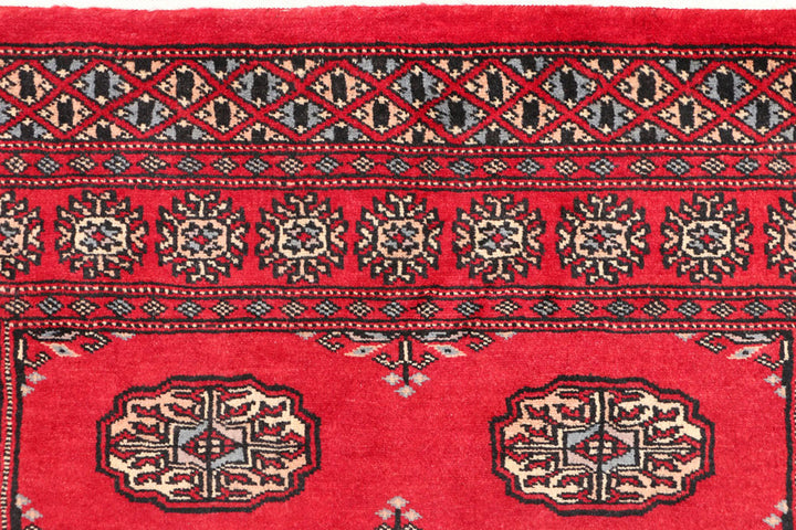 Dark Red Bokhara 3' 1 x 5' 10 - No. 47141