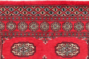 Dark Red Bokhara 3'  1" x 5'  10" - No. QA24786