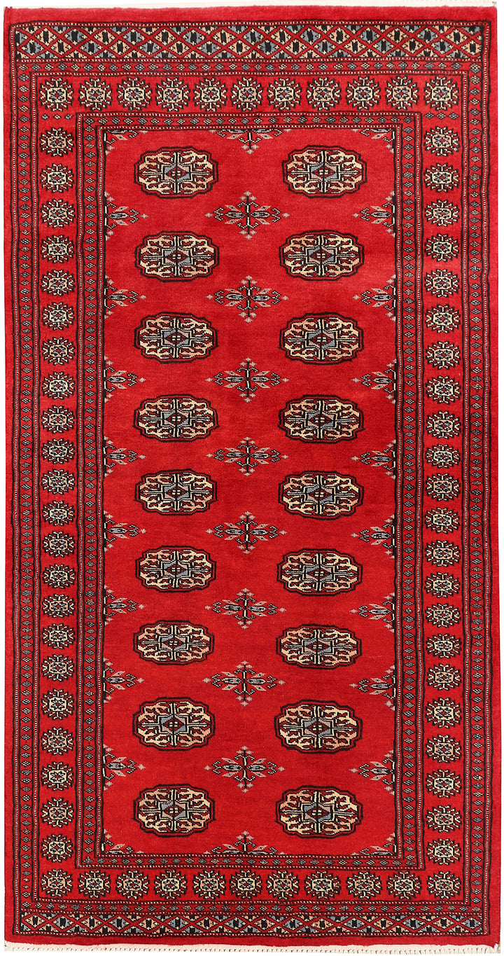 Dark Red Bokhara 3' 1 x 5' 10 - No. 47141
