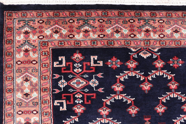 Midnight Blue Caucasian 3' 8 x 5' 4 - No. 47147 - ALRUG Rug Store