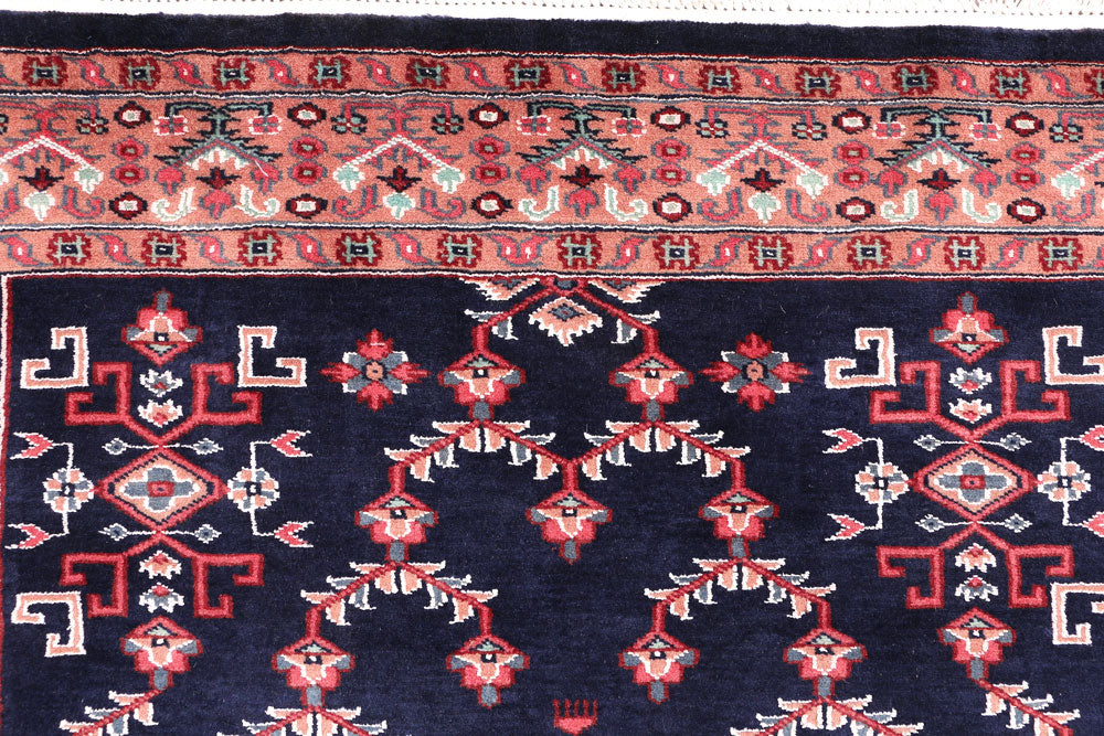 Midnight Blue Caucasian 3' 8 x 5' 4 - No. 47147 - ALRUG Rug Store