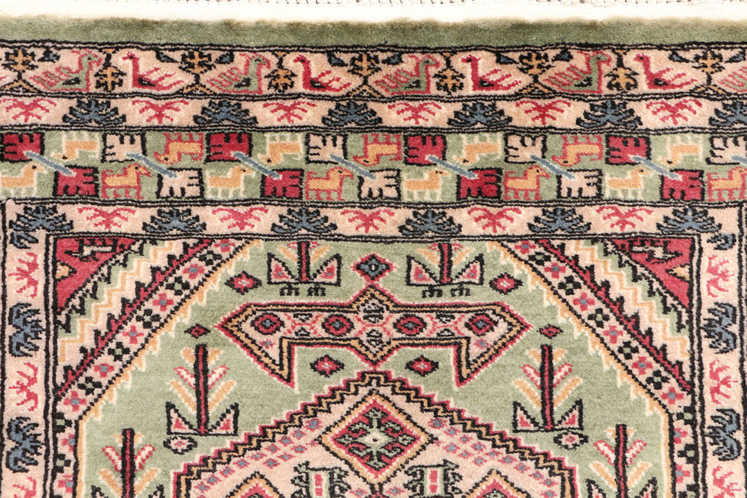 Dark Sea Green Caucasian 3'  1" x 5'  11" - No. QA20300