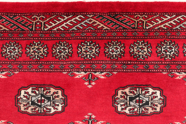 Dark Red Bokhara 3' 2 x 6' - No. 47158 - ALRUG Rug Store